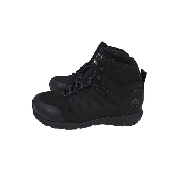 Timberland PRO Men\'s A297S Radius CTCP Mid Athletic Work Boots Black Size 9.5W